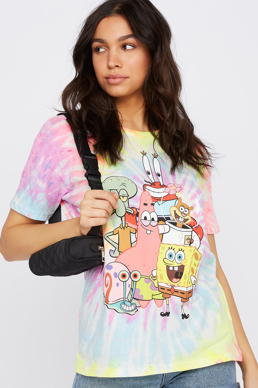 tie dye spongebob hoodie