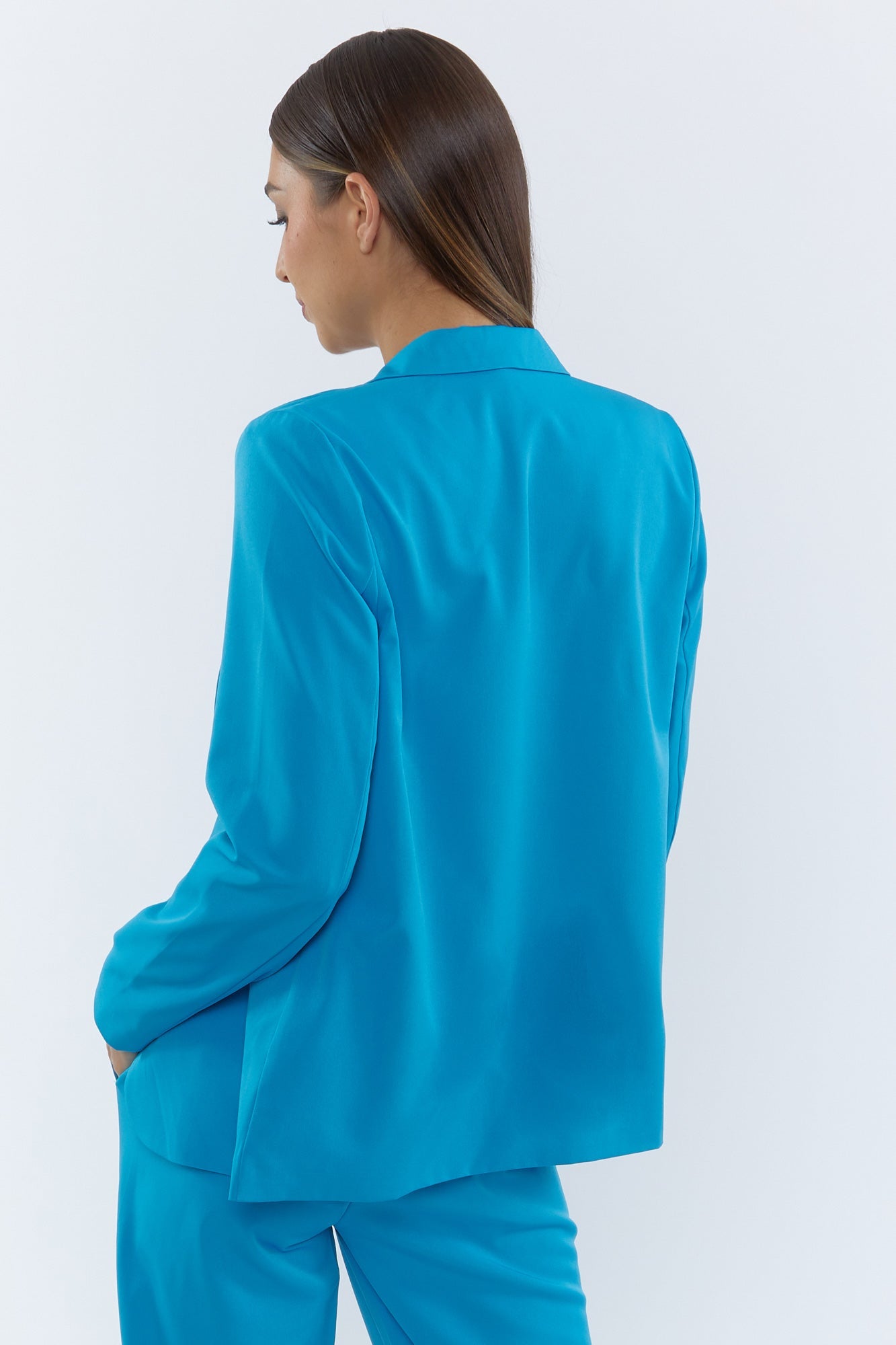 Blue Single Breasted Dressy Blazer – Urban Planet