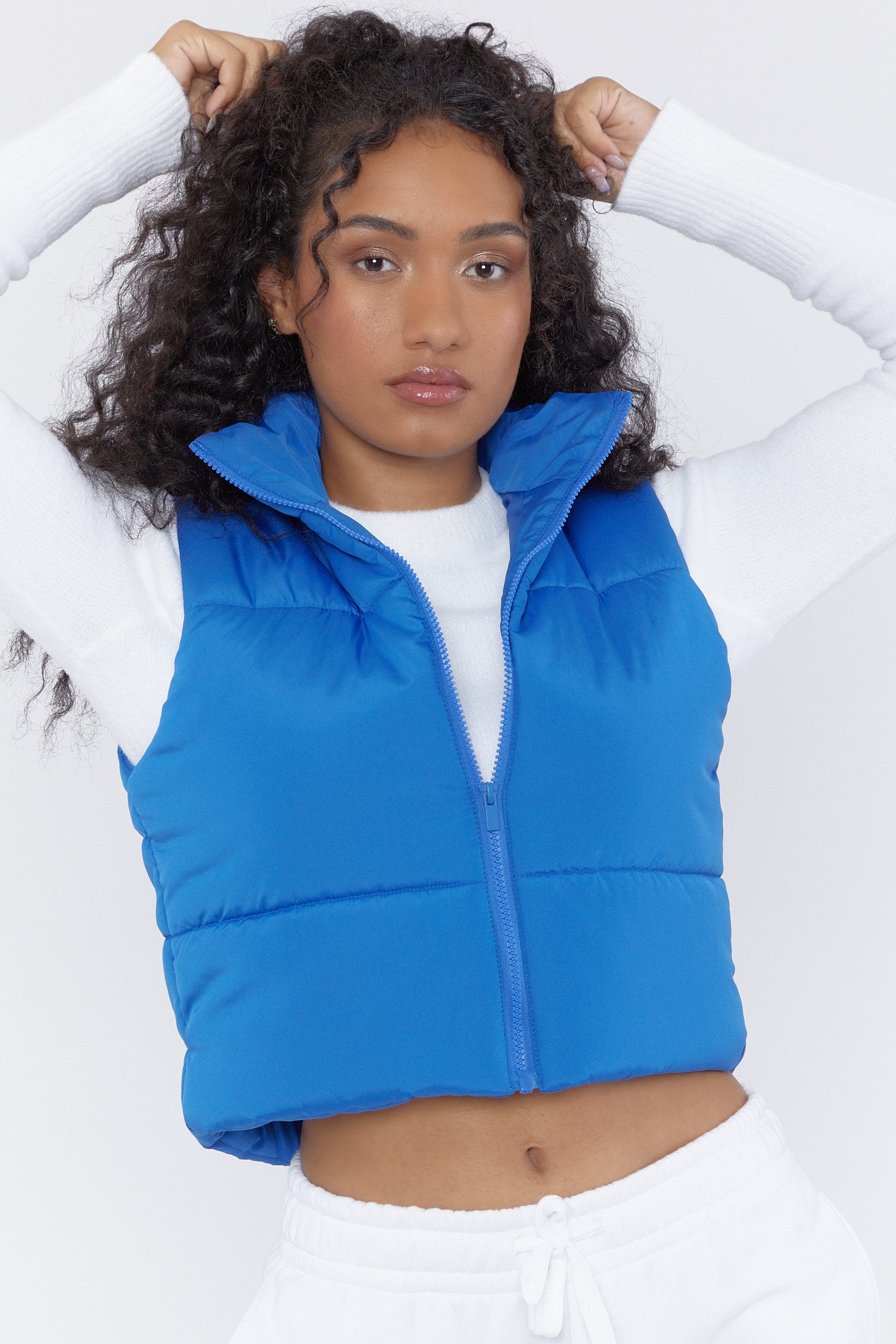 SOOK: Shopping Discovery: Find & Buy Direct: Zip Crop Puffer Vest