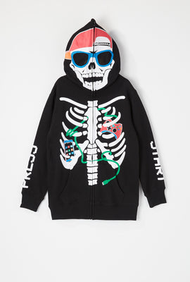 zipperhead skeleton hoodie