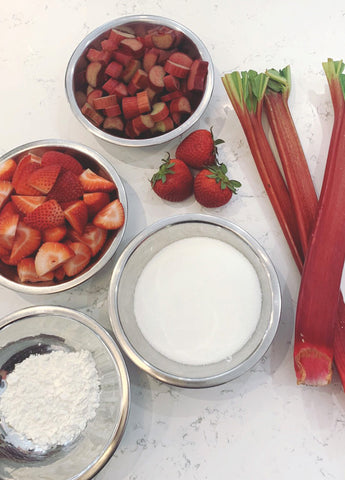 Strawberry Rhubarb Pie Filling Ingredients