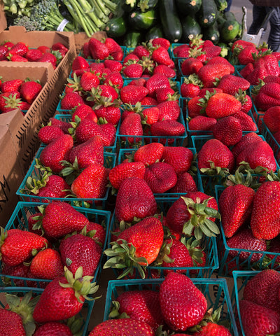 Fresh Strawberries at the Market