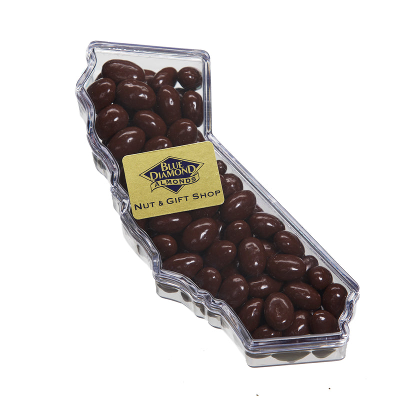 Milk Chocolate Almonds State Of California Gift Box Blue Diamond Almonds Store Blue Diamond Almonds Nut Gift Shop