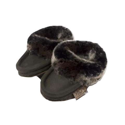 kids leather moccasins