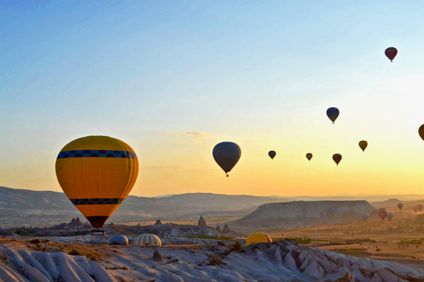 Hot air ballon ride