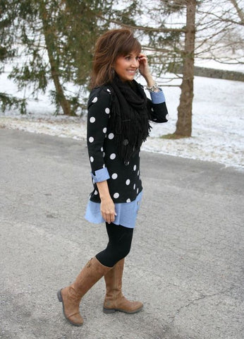 Legging With Layers Outfit Ideas MomMeAndMore Boutique