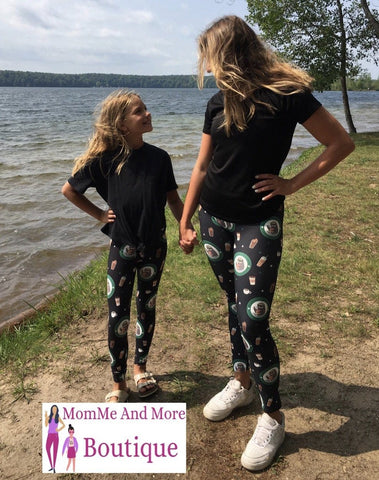 Mom and Me Sloth Leggings MomMeAnMore