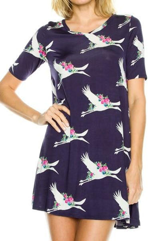 Stork Dress for Women MomMeAndMore Boutique