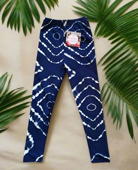 Girls Leggings, Navy Blue Leggings