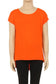 Orange Solid Top For Girls Short Sleeve Shirt: 6/8/10/12 Tops MomMe and More 