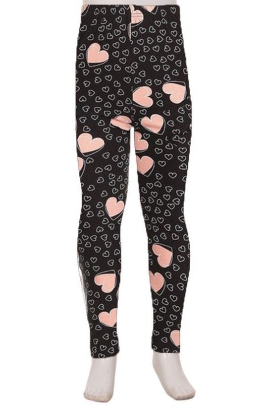  Valentines Day Leggings for Women Tummy Control Pink