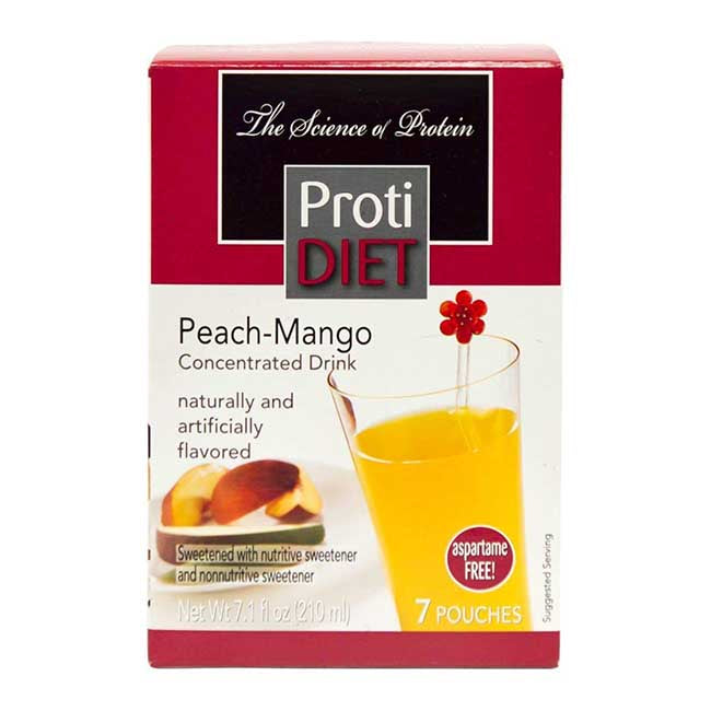 Protidiet High Protein Fruit Concentrate Drink Mix Peach Mango 7 B Baritastic Store