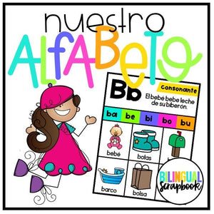 Nuestro Alfabeto (Alphabet Posters in Spanish) – Bilingual Marketplace