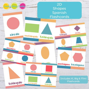 2D Shapes in Spanish (Figuras geométricas - formas) – Bilingual Marketplace