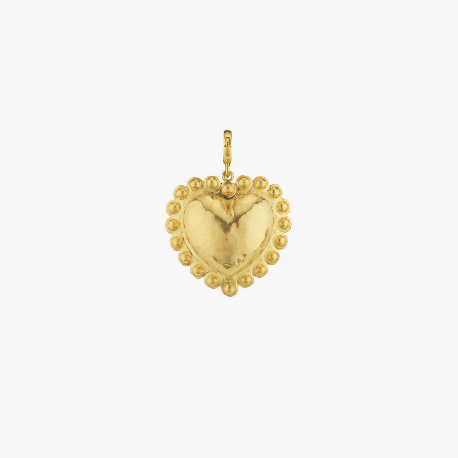 Small Heart Charm with Circle Board