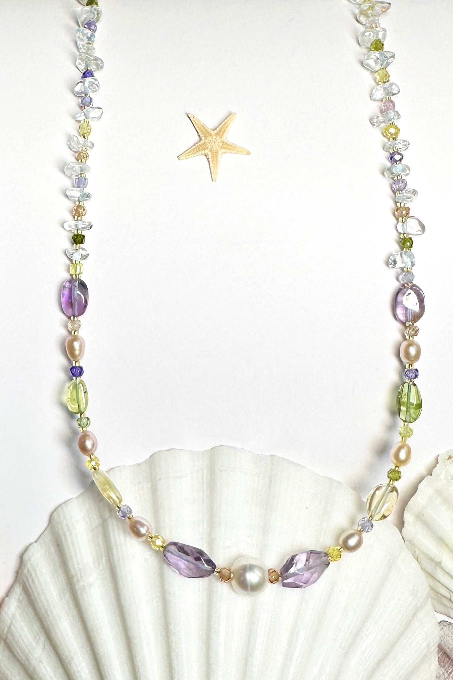 Necklace Histoire Gem Rainbow