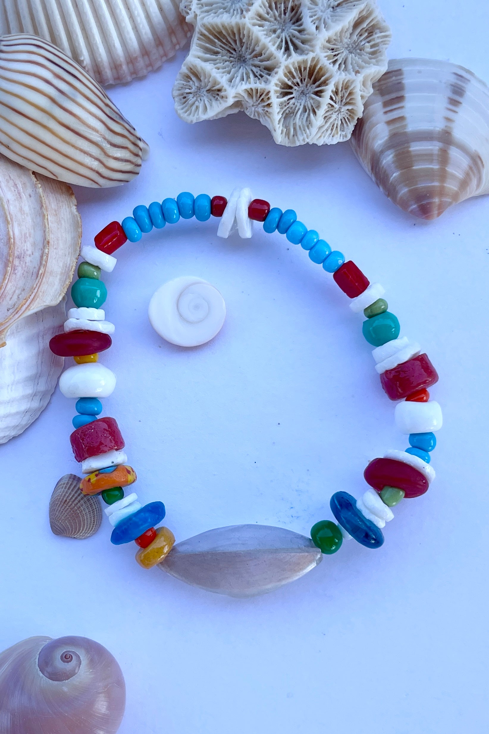 Bracelet Lula Shell and Glass