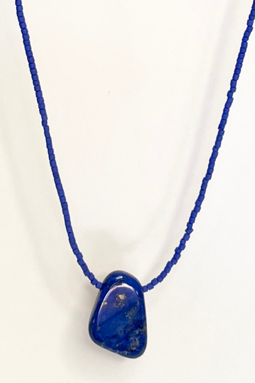 Necklace Cay Lapis Lazuli Pendant Tri