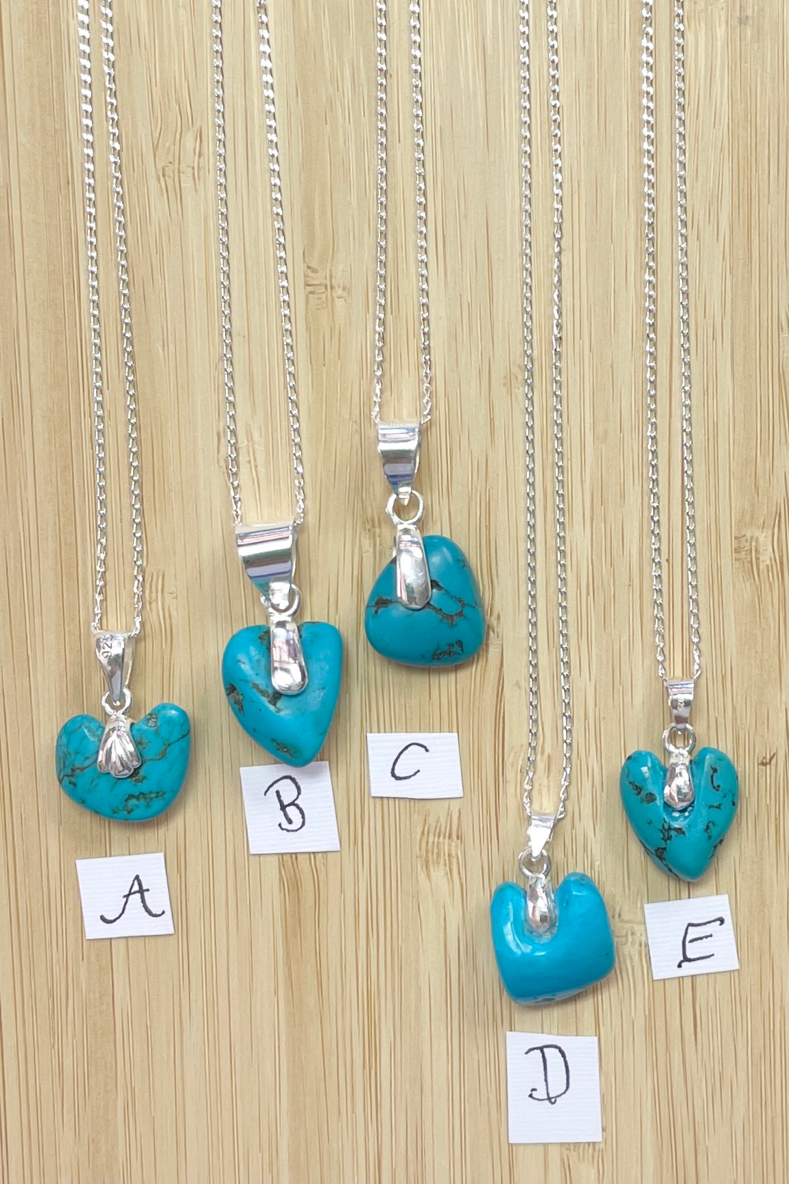 Turquoise Heart Pendant 1