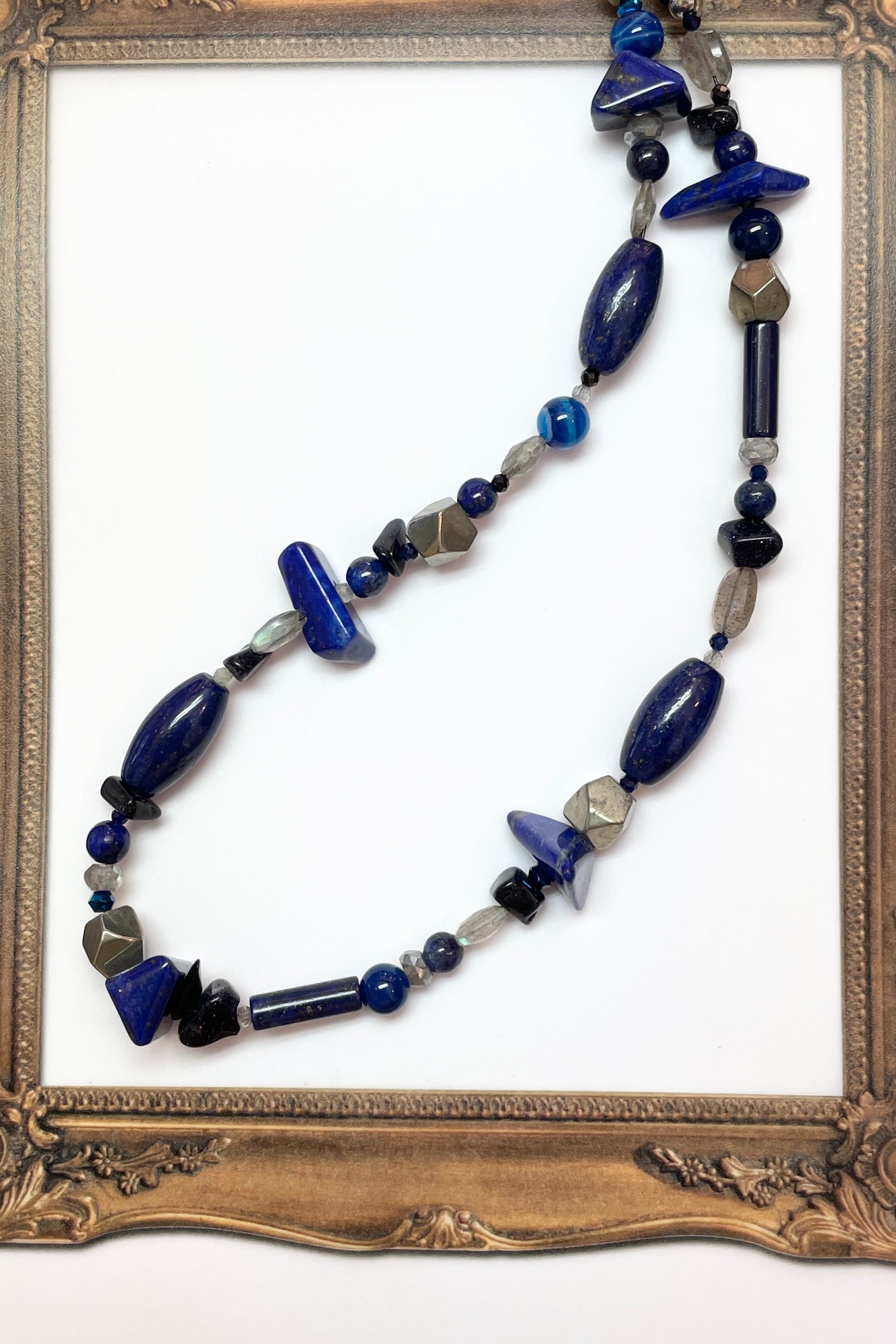 Necklace Cay Precious Blue