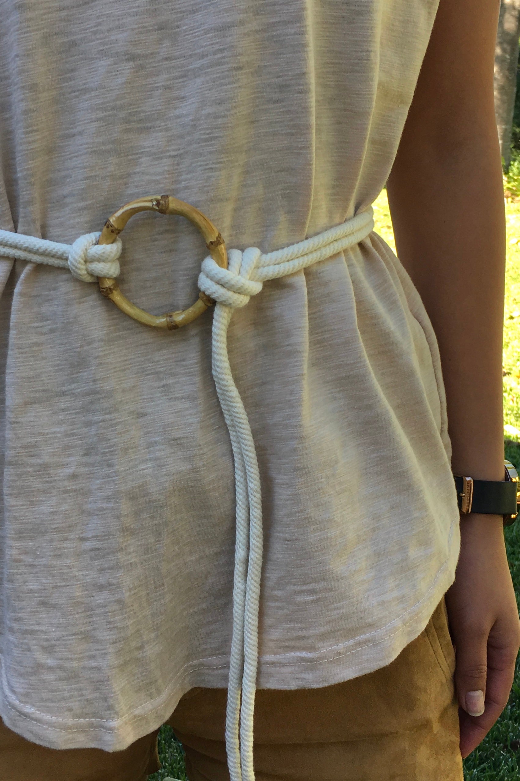 Belt Santorini Rope Bamboo