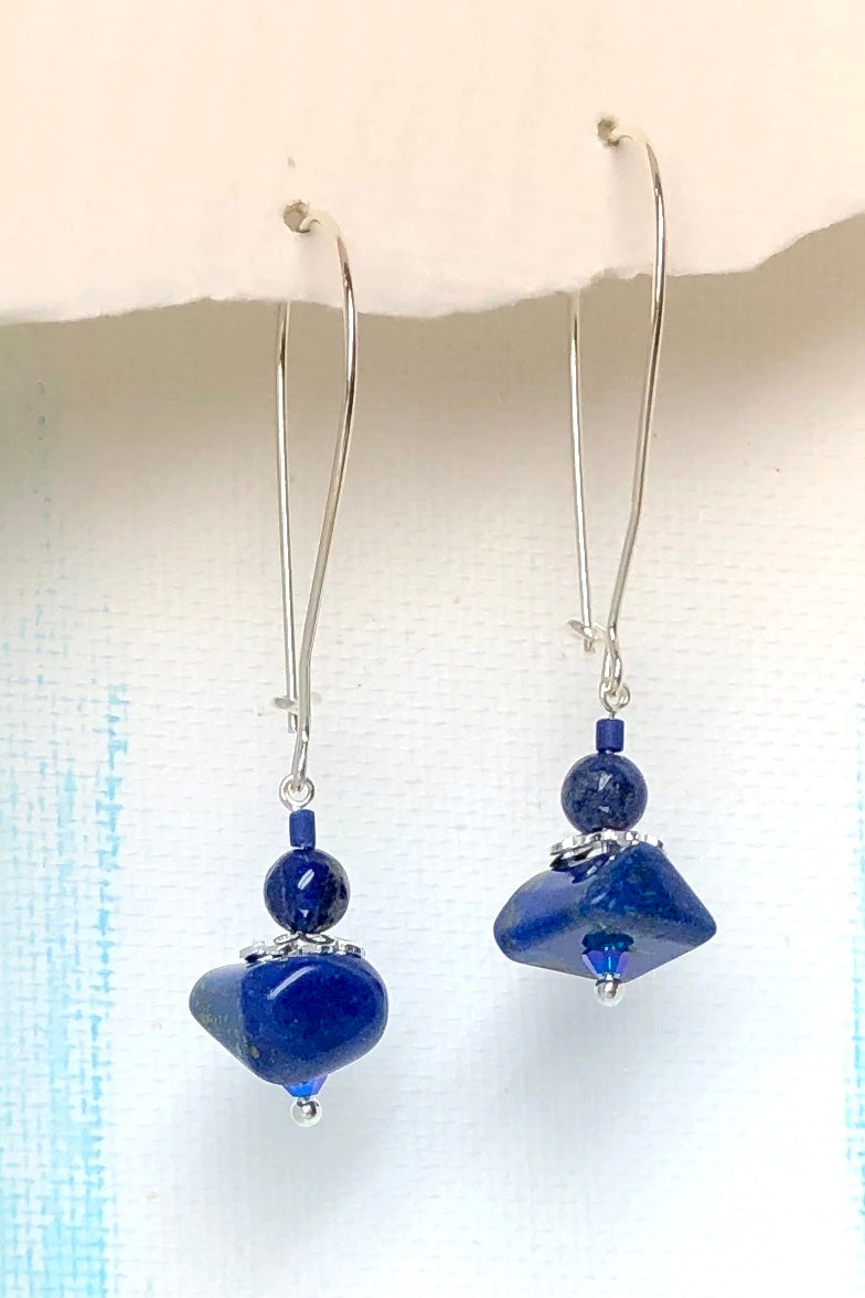 Earrings Serendipity Lapis Loops