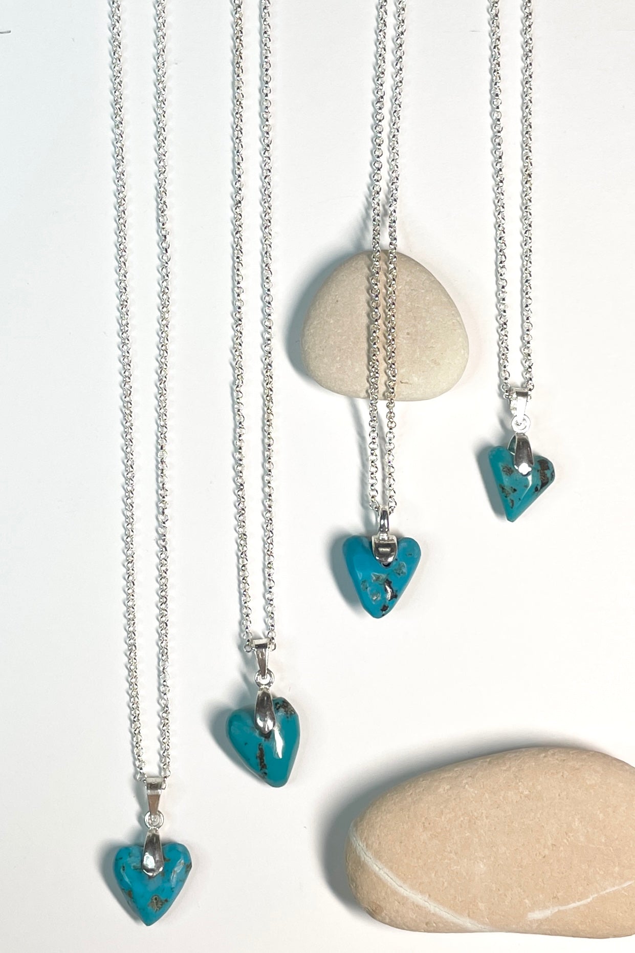 Pendant Turquoise Heart 22