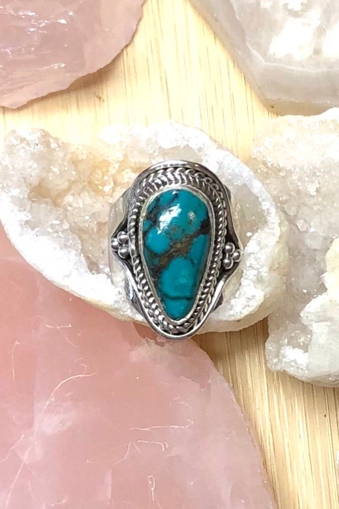 dark turquoise stone