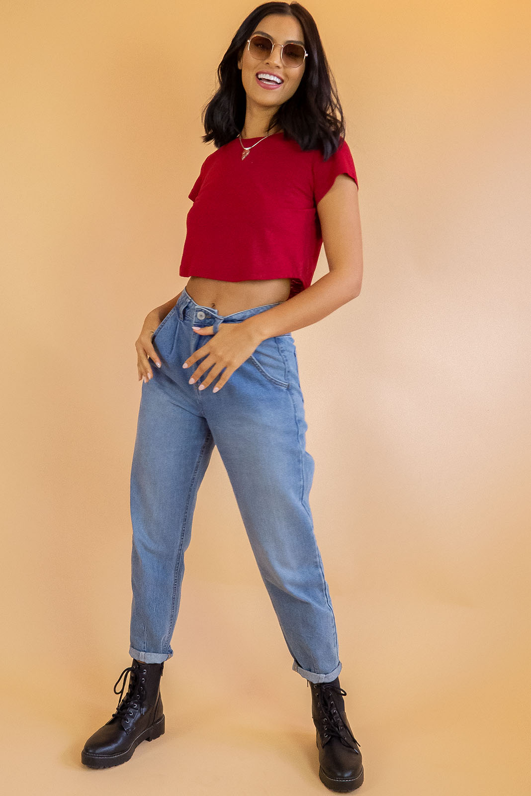 Solo Cropped Top Red Berries