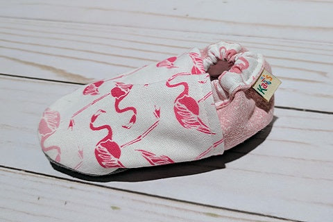 flamingo baby shoes