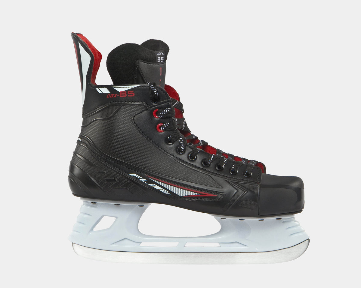Flite Hockey CGX- 85 Ice Skates, Black / 13 / Medium - M