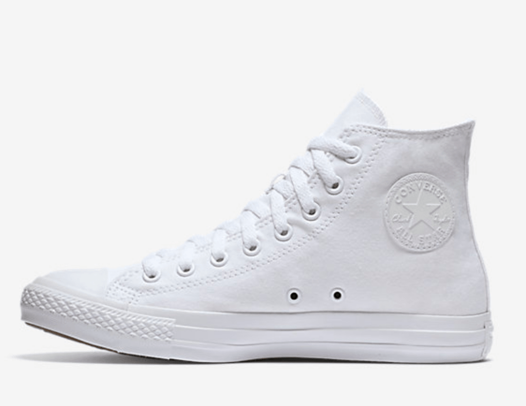 converse monochrome high top