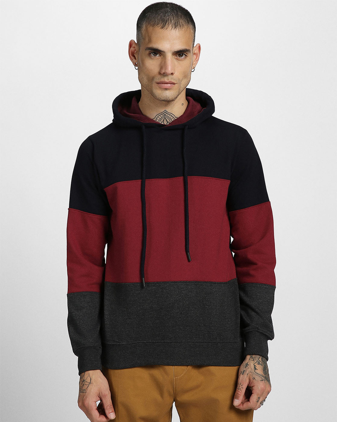 Biker Vibes: Motor Club Bears Print Pullover Veirdo