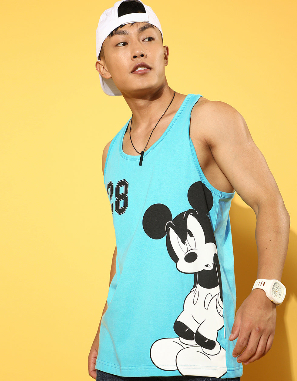 Disney Mickey Mouse Graphic Printed Vest - Original Disney Tee Veirdo