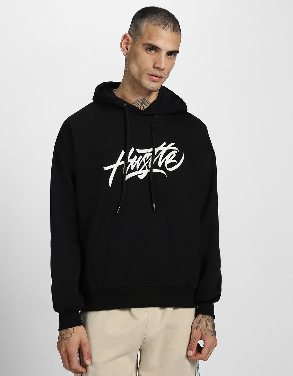 Hustle Mode: Men's Oversized Hoodie Veirdo