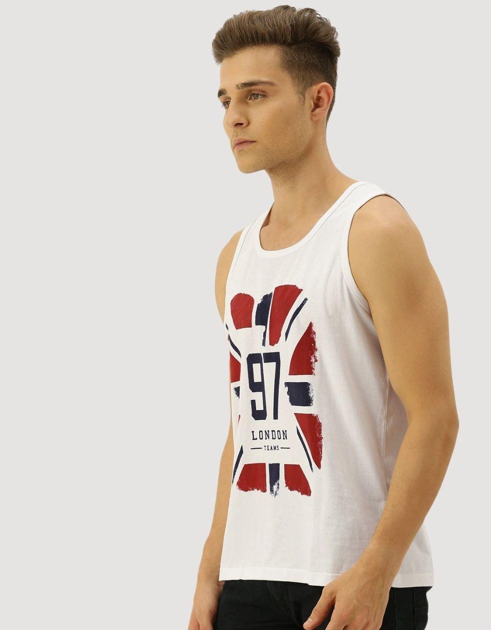 London Flag printed Vest Veirdo