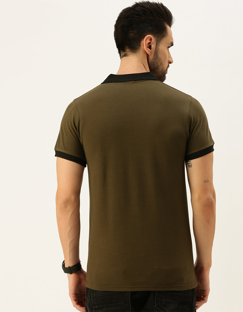 Olive Polo Regular T-shirt Veirdo