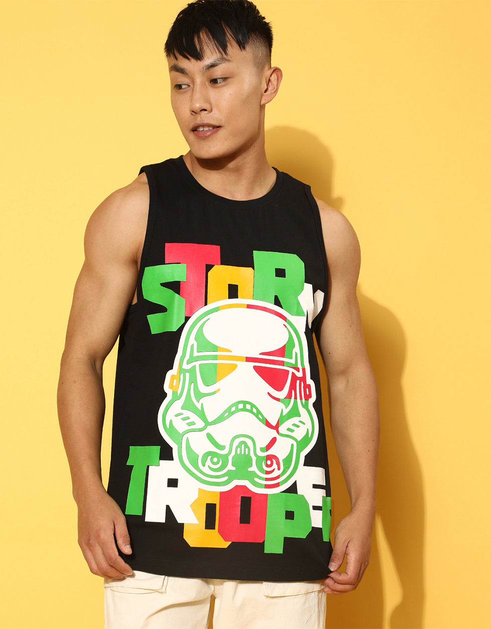 Stroom Tropper Graphic Printed Vest - Original Starwars Tee Veirdo