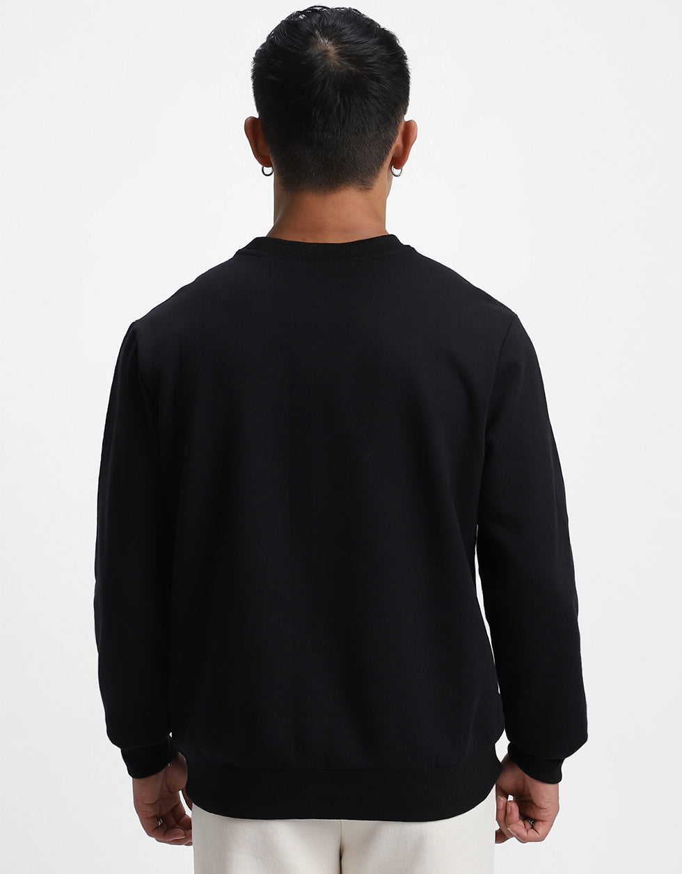 Venom Elegance: Make a Statement in Men's Fleece Print Sweatshirt Veirdo