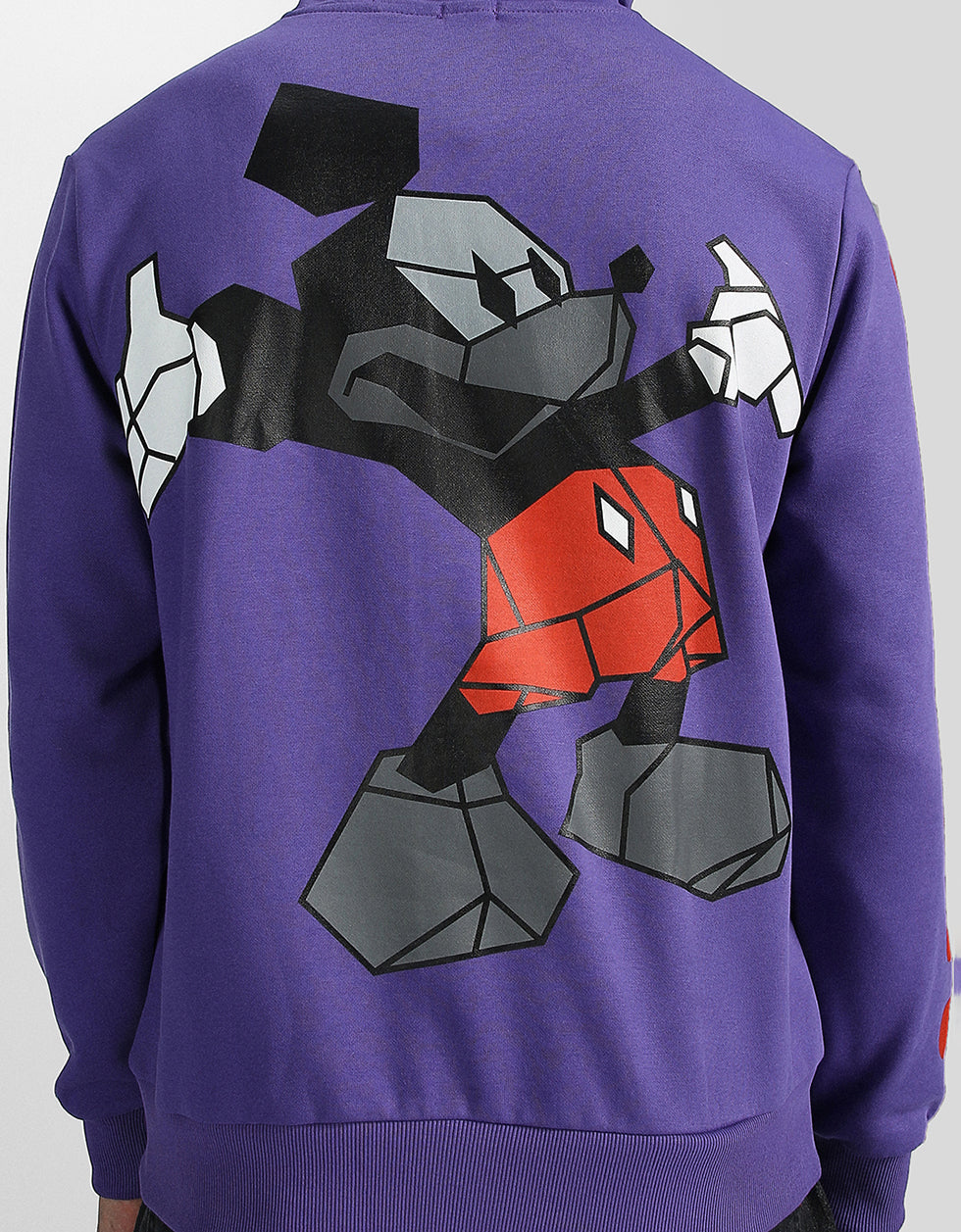 Vibrant Mickey Style: Purple Hoodie for Men Veirdo