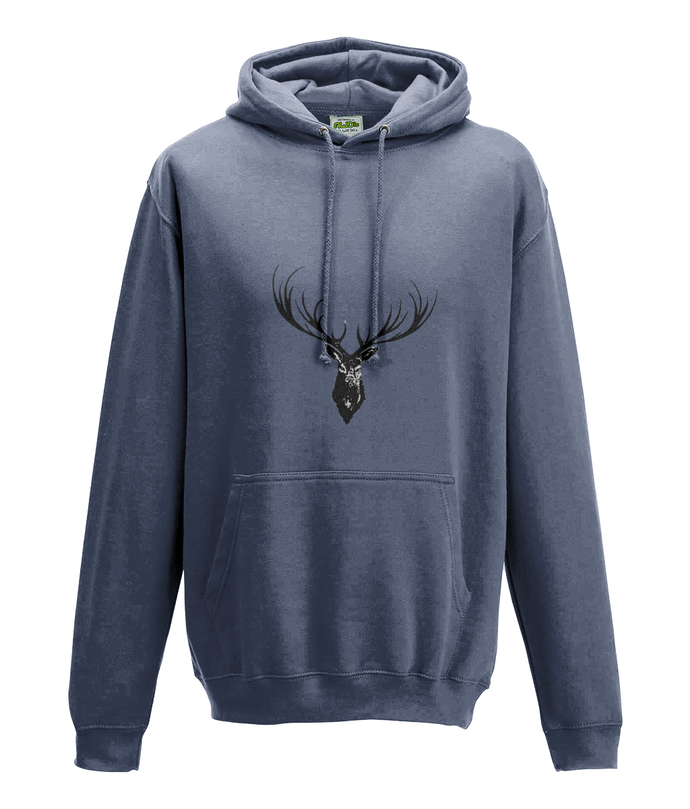 deer hoodie with antlers