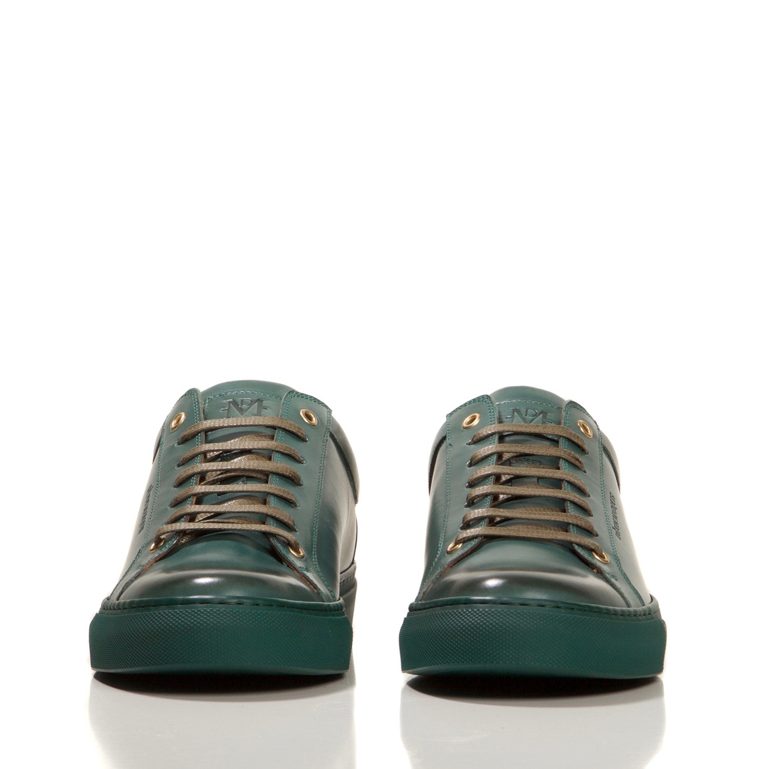 forest green sneakers