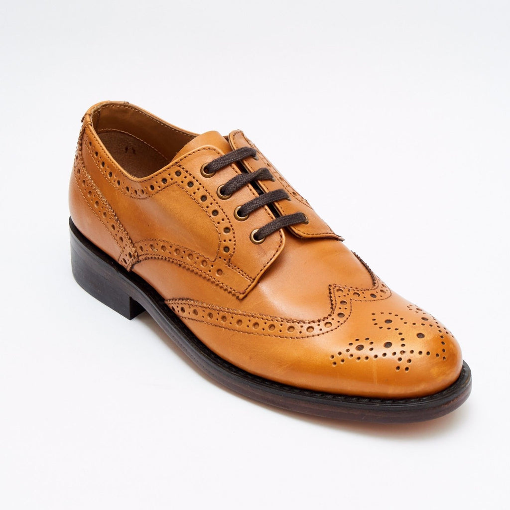 Mens Goodyear Welted Brogue Shoes - 27037 – Lucini Shoes