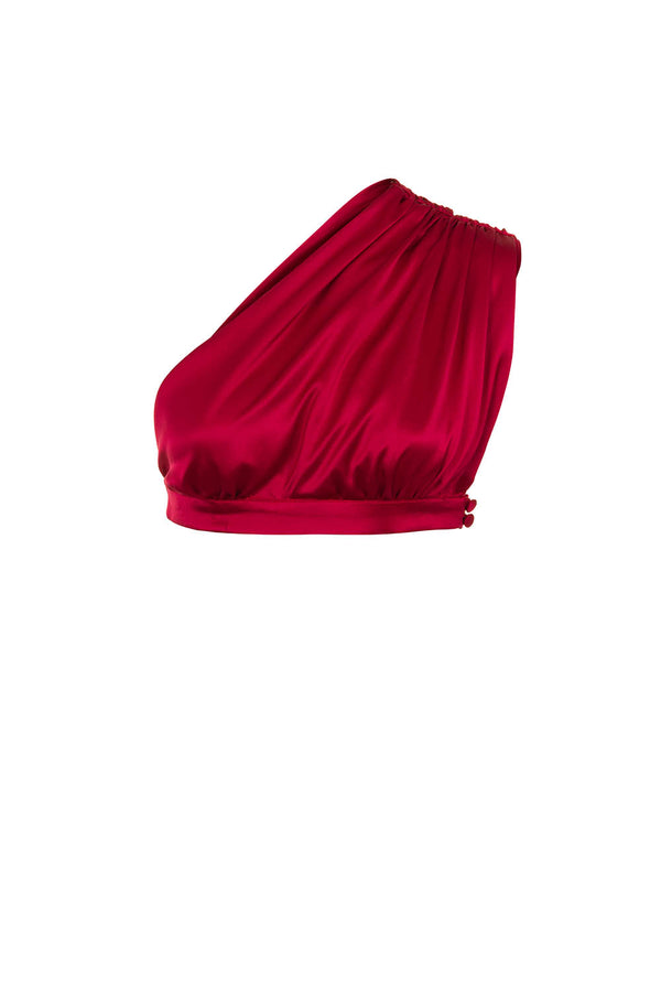 Buy ChiYa Red Silk, Polyester, Cotton Blend Womens Push up Lightly