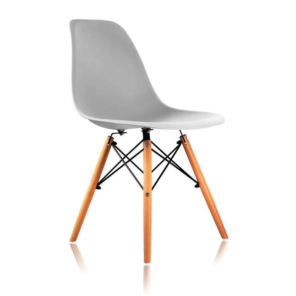 Replica Charles Eames DSW chair (set of 4) Side Chairs - Accent Seats - Solid Beech Wood Legs - Heavy duty plastic molded seat (90% PP 10% fiber glass shell) - surface finish – RACY'S Patio & Interiors