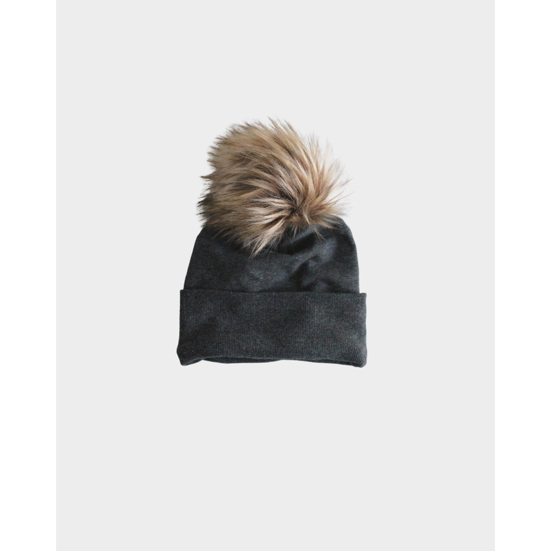 erklære barrikade Montgomery Faux Fur Pom Hat - Charcoal – Fox + Kit Children's Boutique