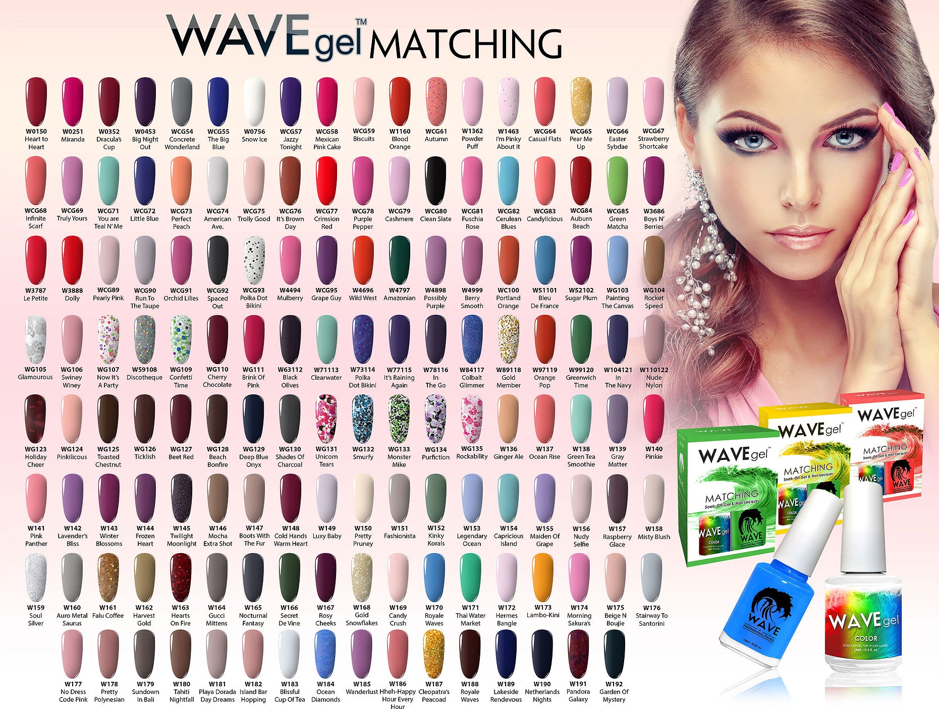 Wave Gel Nail Polish Color Chart - wide 8