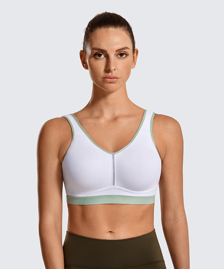 Energy Cotton Sports Bra in Beige (L only), FUNFIT