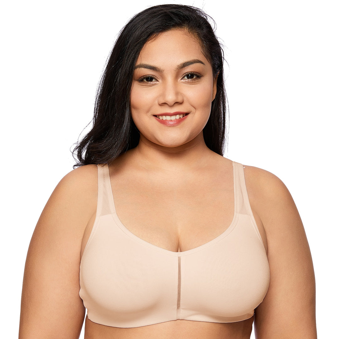 Nina Wireless Comfort Support Bra – Rose Garnet