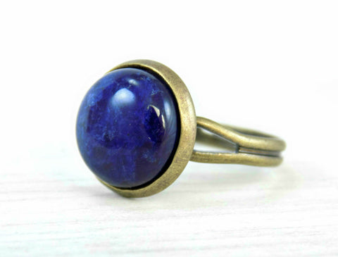 lapis lazuli stone ring
